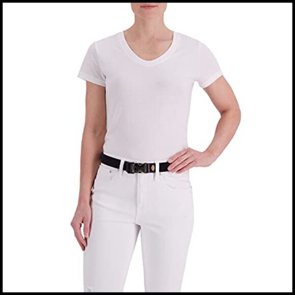 Adjustable Fit Fabric Web Streetwear Belt with Speed Clip Buckle